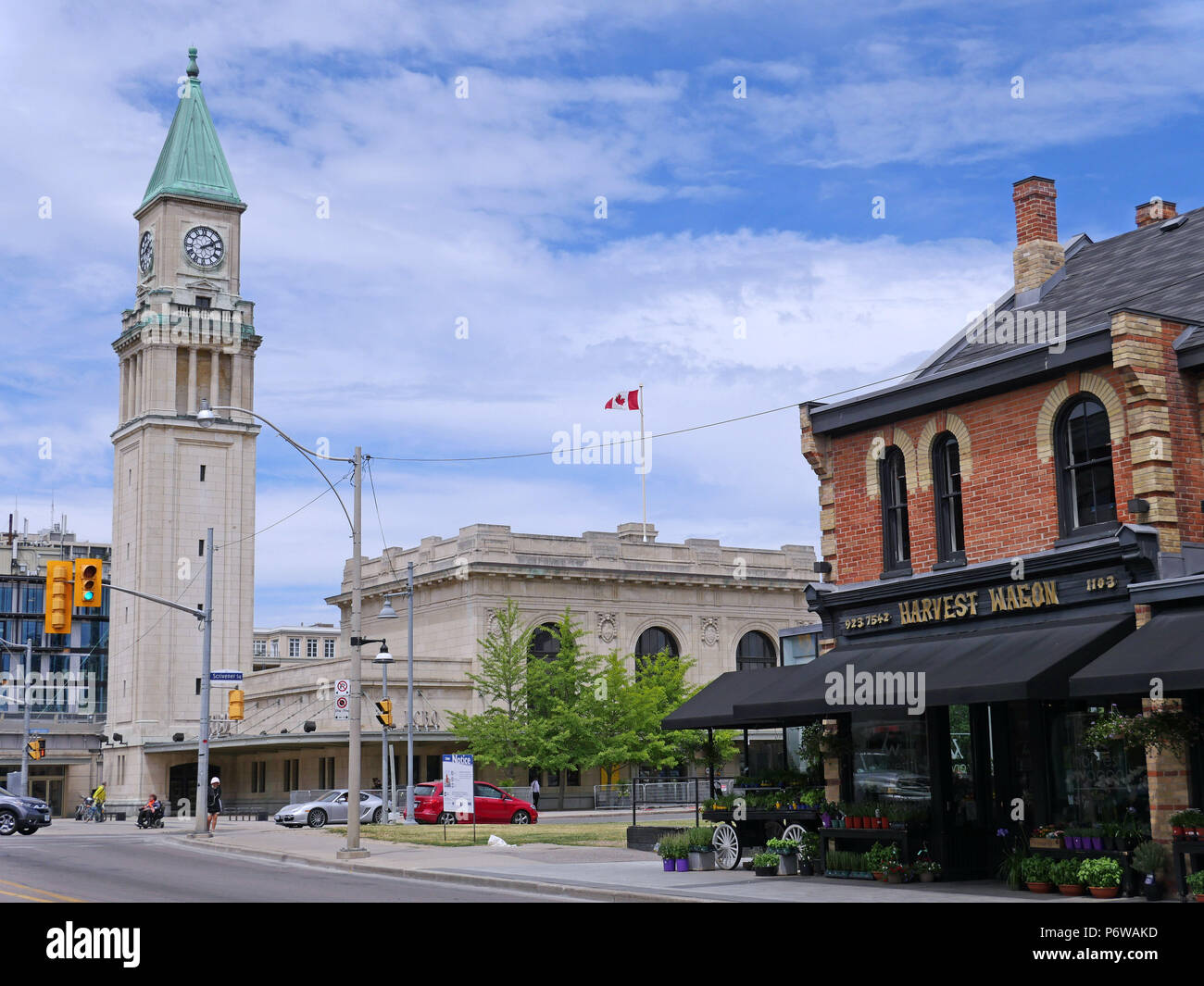 La gare de Summerhill, rue Yonge, Toronto Banque D'Images