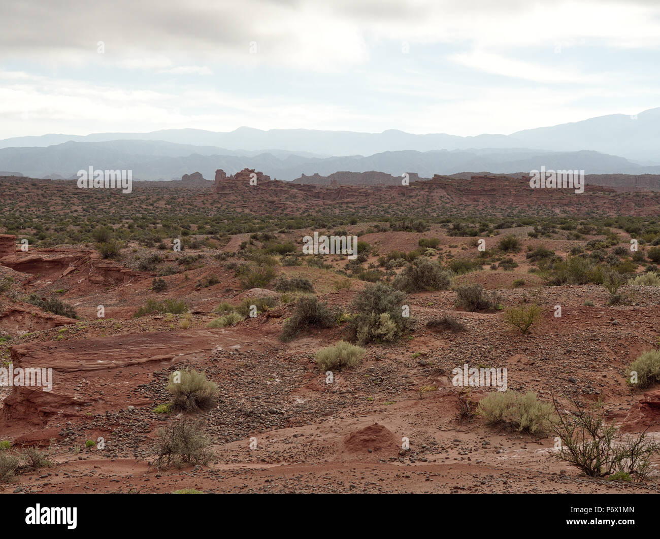 Parc national Talampaya, situé dans l'est/centre de la province de La Rioja, en Argentine. Il a été désigné site du patrimoine mondial de l'UNESCO en 2000. Banque D'Images