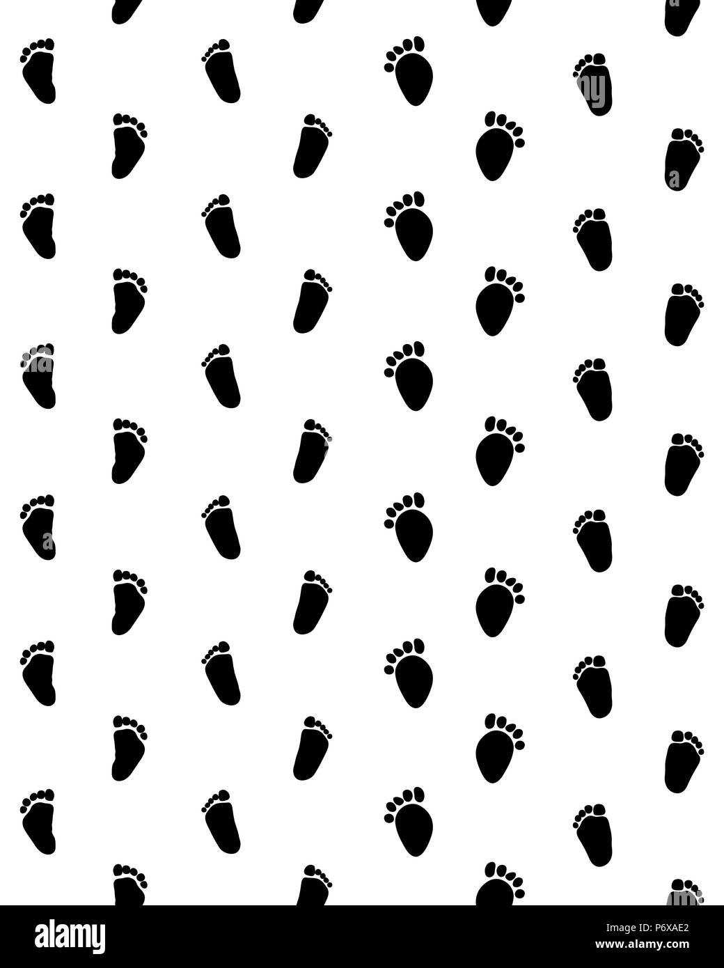 Pas De Bebe Sur Un Fond Blanc Motif Transparent Photo Stock Alamy