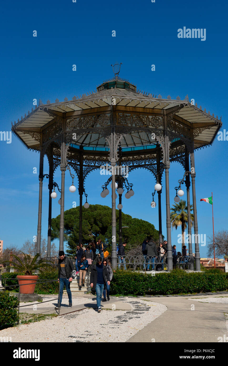 Stadtpark, Villa Bellini, Catania, sicilia, Italie Banque D'Images