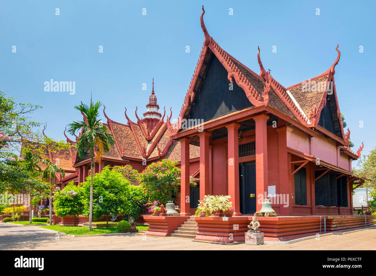 Musée national de CAMBODGE, Phnom Penh, Cambodge Banque D'Images