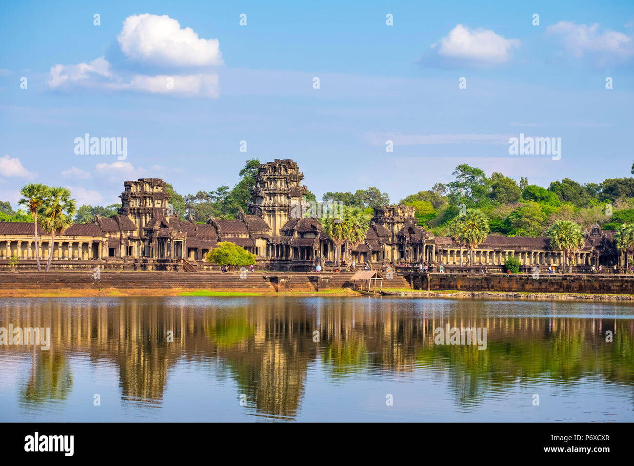 Angkor Wat, Site du patrimoine mondial de l'UNESCO, la Province de Siem Reap, Cambodge Banque D'Images
