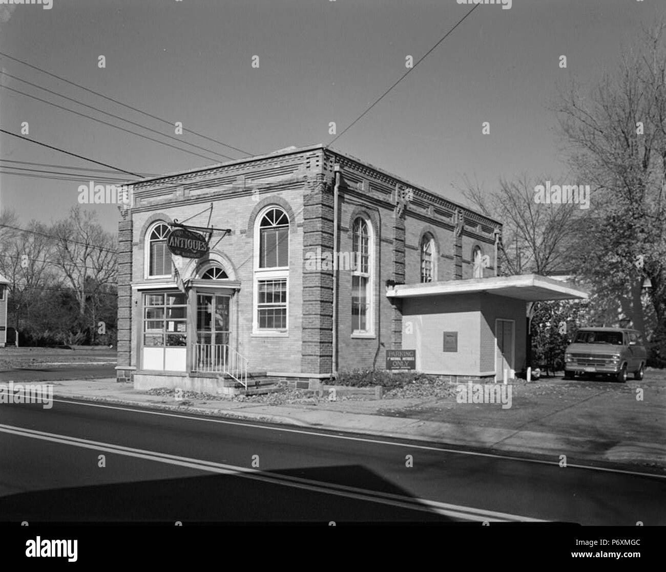 Antiquités Nationales 1er Barnegat NJ tricolore. Banque D'Images