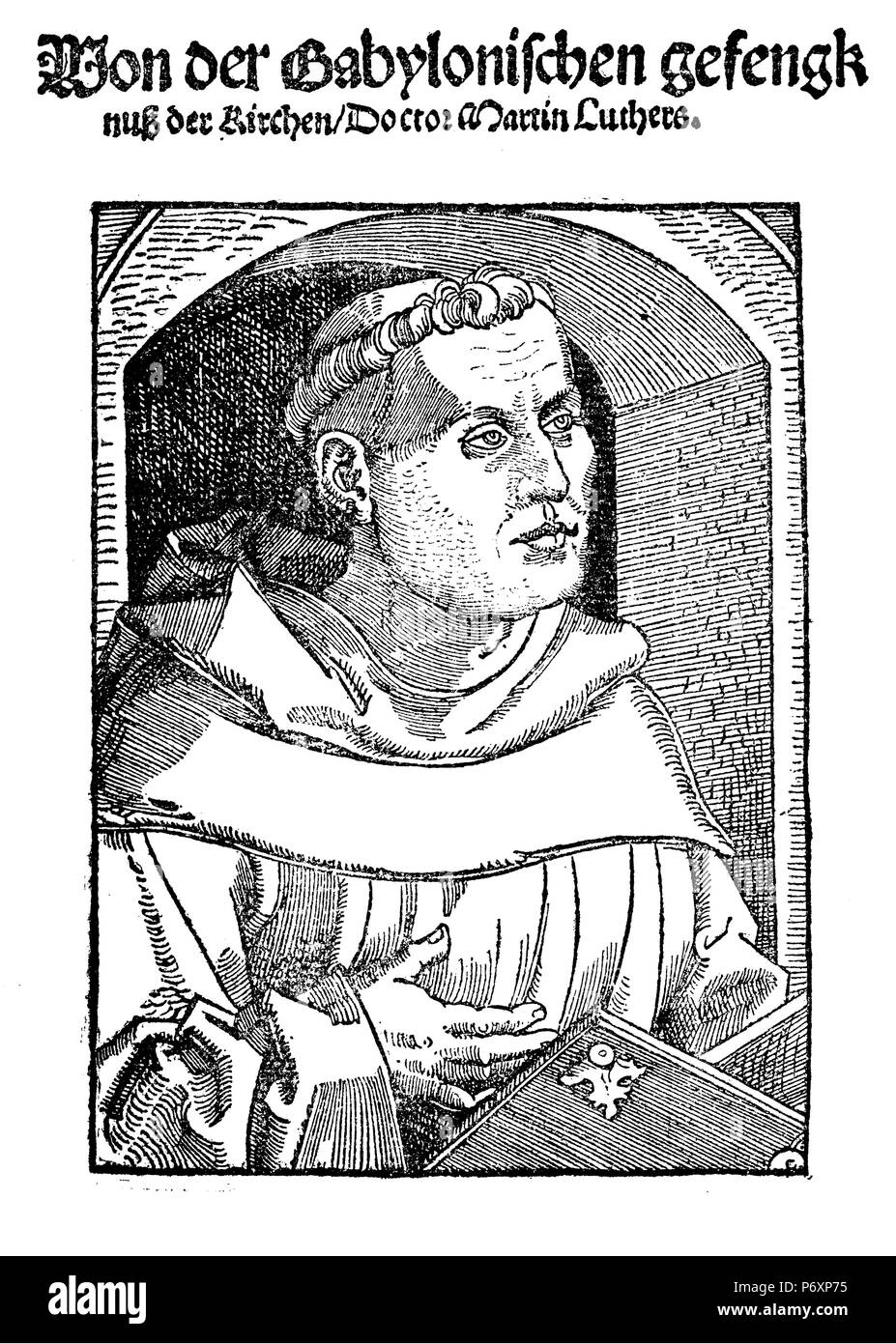 Luther, Martin (1483-1546), réformateur allemand, 1881 Banque D'Images