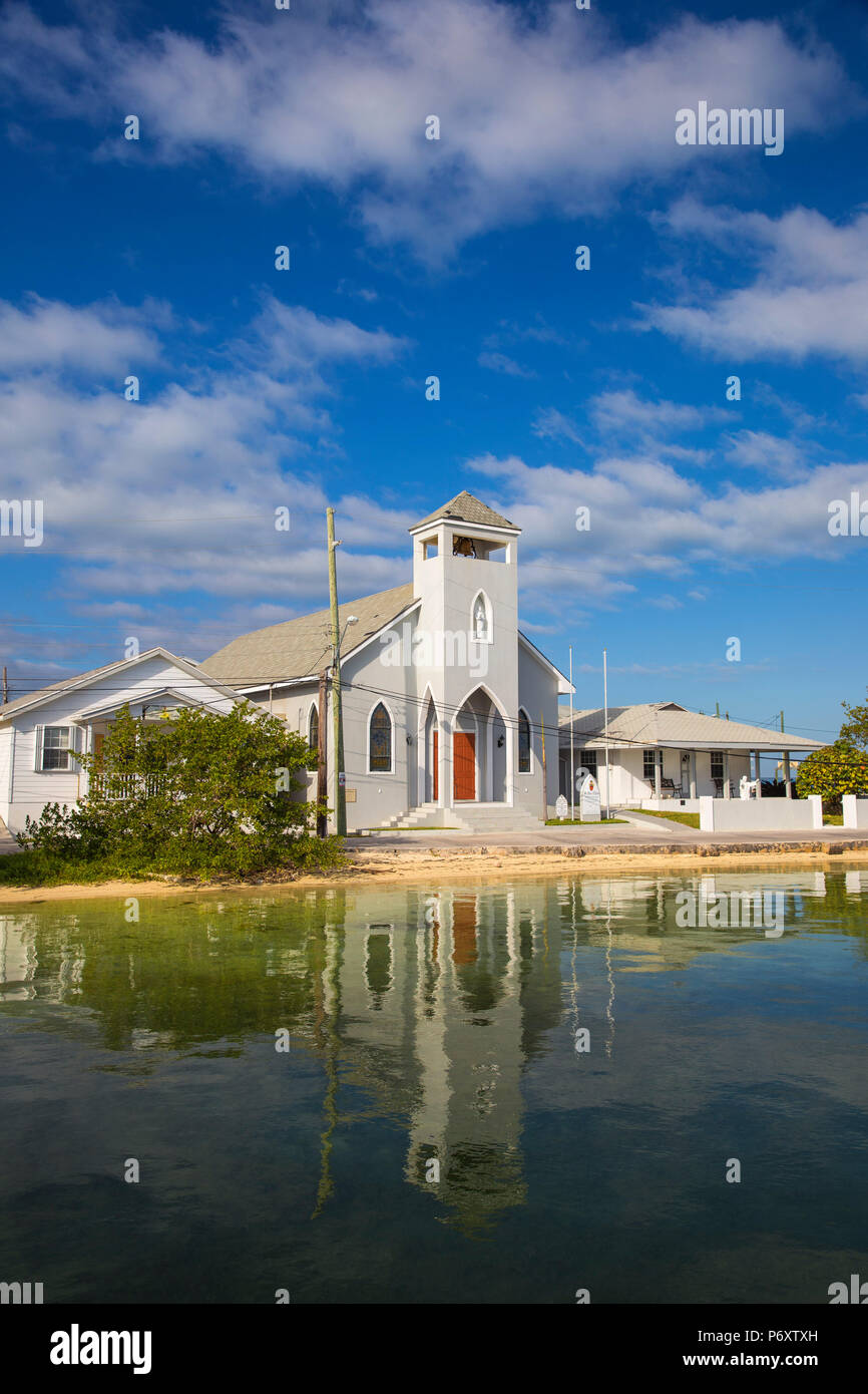 Abaco Bahamas, îles, Green Turtle Cay, New Plymouth, l'église Saint Pierre Banque D'Images