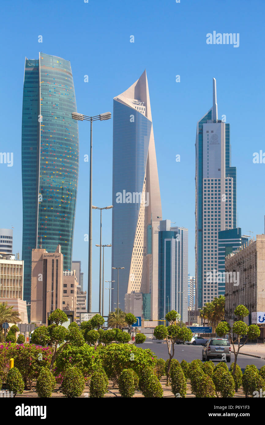 Le Koweït, Koweït City, City Center Banque D'Images