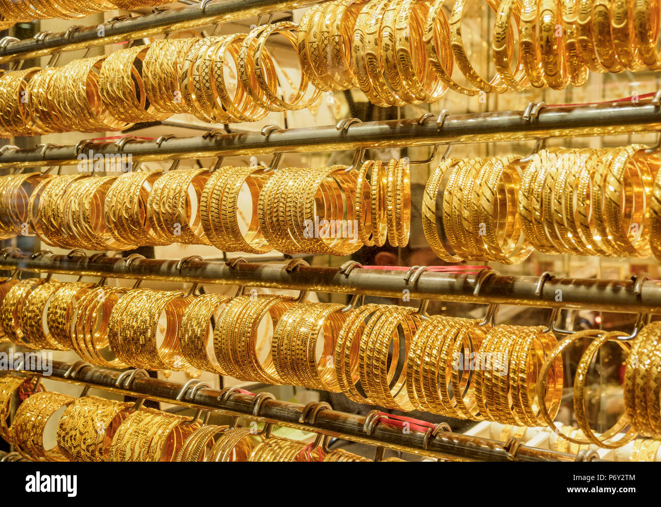 Gold Souk, Deira, Dubaï, Émirats Arabes Unis Banque D'Images