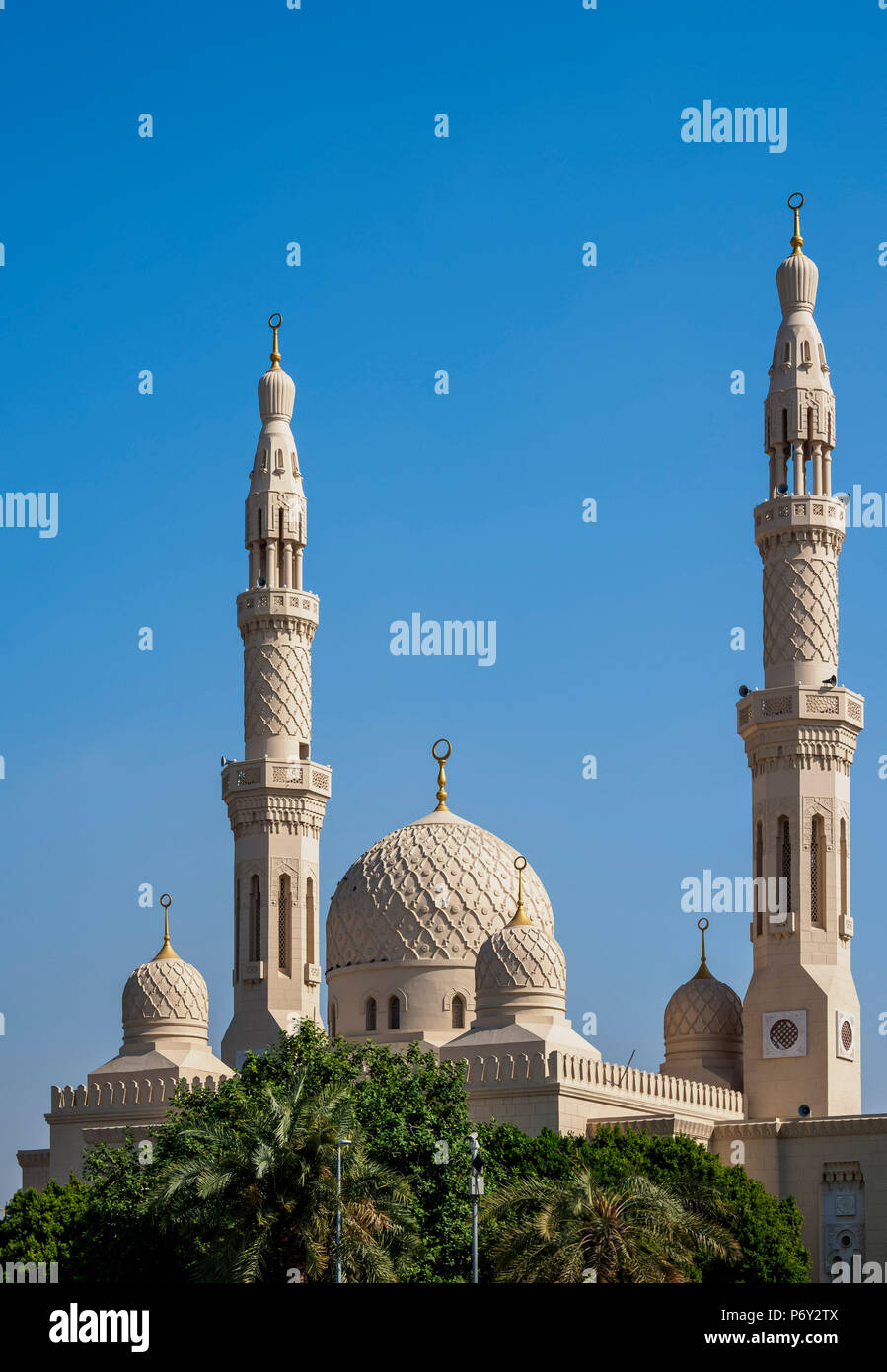 La mosquée de Jumeirah, Dubaï, Émirats Arabes Unis Banque D'Images