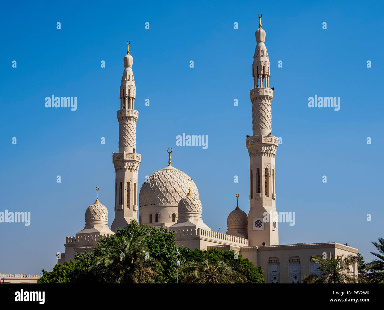 La mosquée de Jumeirah, Dubaï, Émirats Arabes Unis Banque D'Images