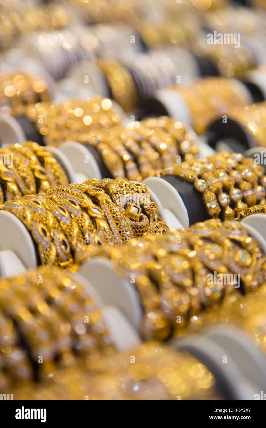 Gold Souk, Deira, Dubaï, Émirats Arabes Unis Banque D'Images
