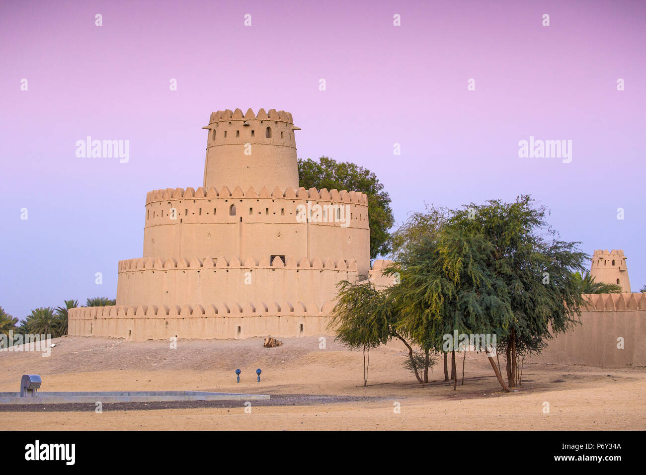Emirats arabes unis, Abu Dhabi, Al Ain, Al Jahili Fort Banque D'Images