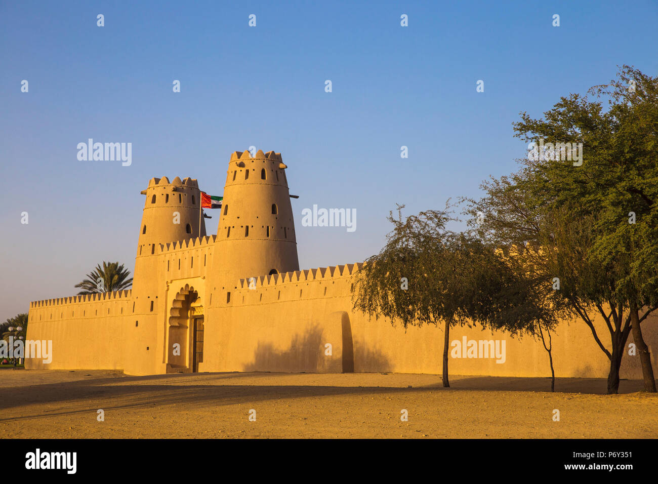 Emirats arabes unis, Abu Dhabi, Al Ain, Al Jahili Fort Banque D'Images