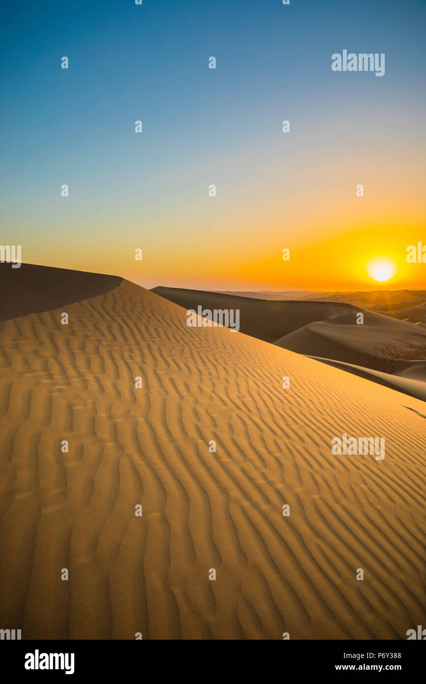 Quartier Vide (Rub Al Khali), Abu Dhabi, Émirats Arabes Unis Banque D'Images