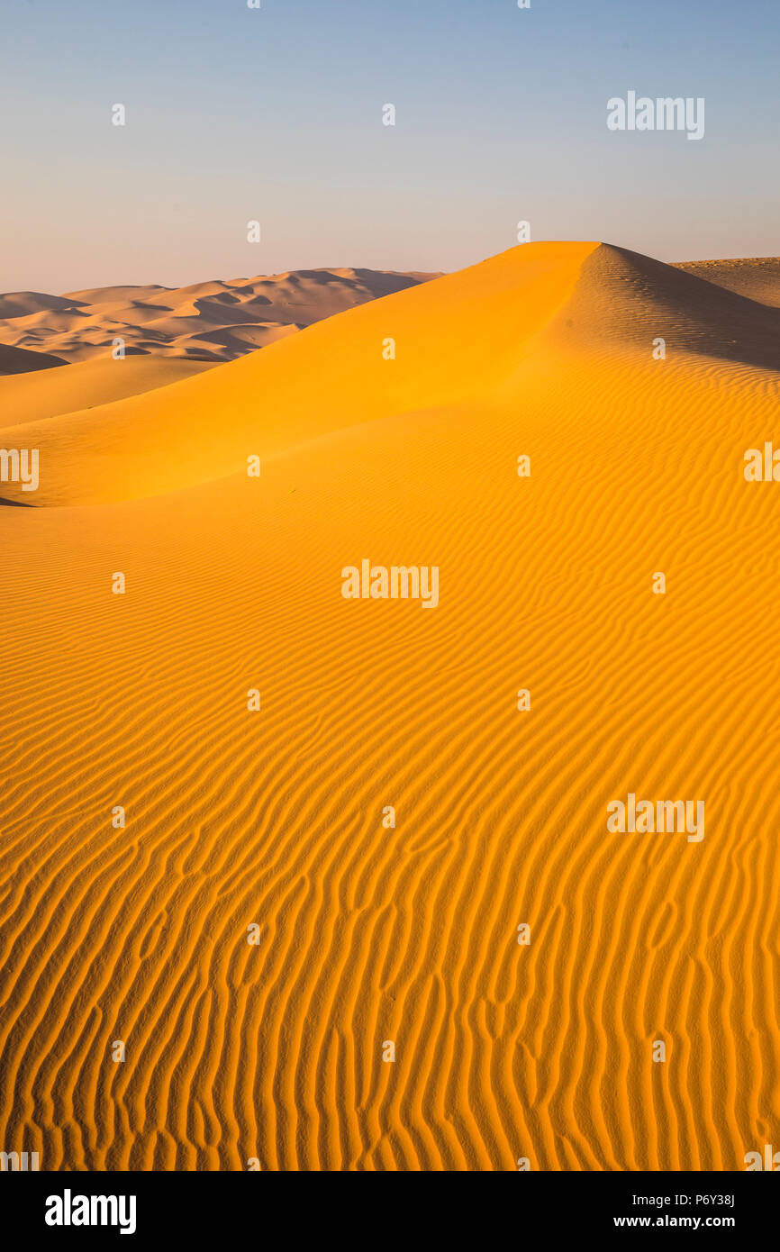 Quartier Vide (Rub Al Khali), Abu Dhabi, Émirats Arabes Unis Banque D'Images