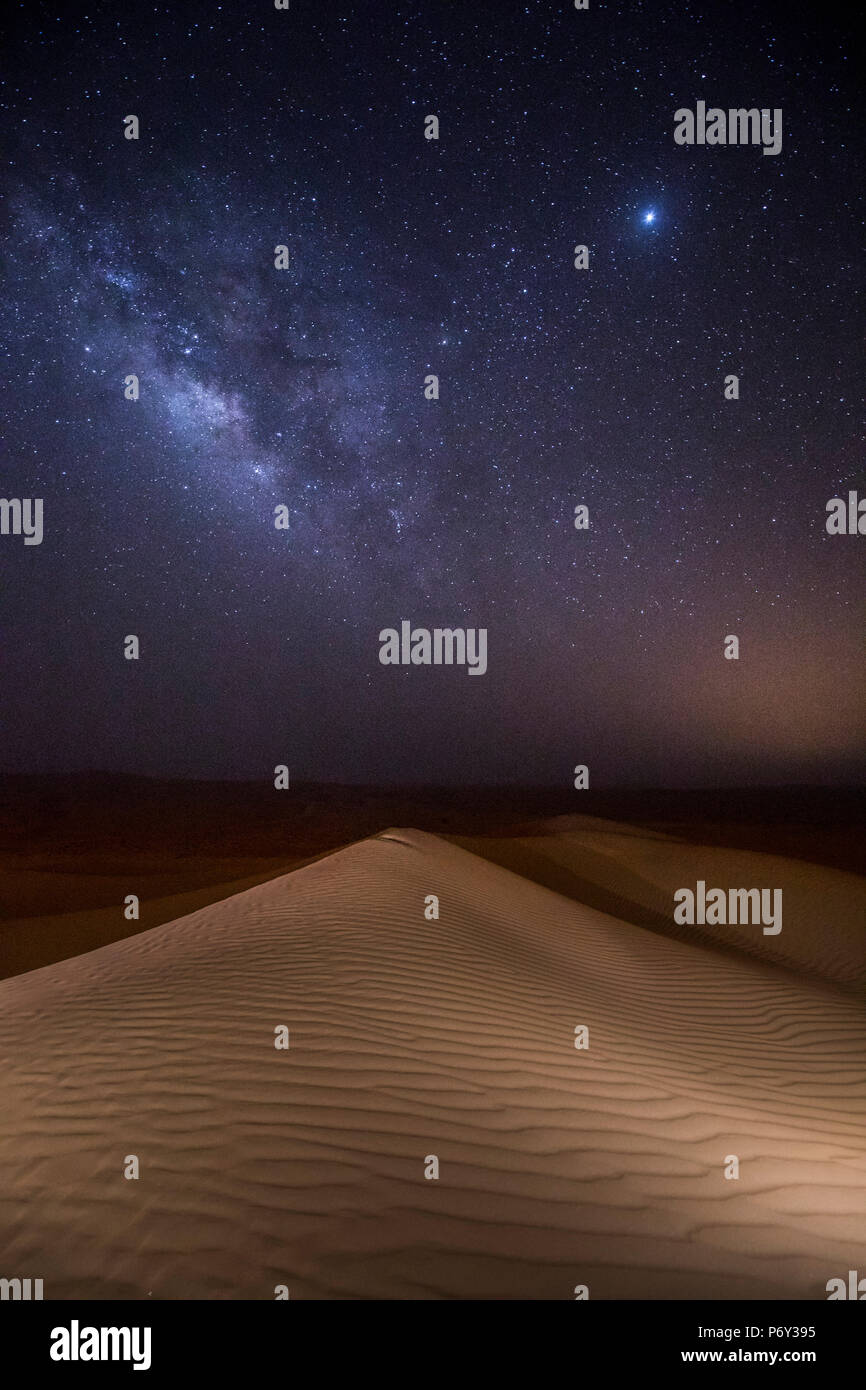 Quartier Vide (Rub Al Khali), Abu Dhabi, Émirats Arabes Unis Banque D'Images