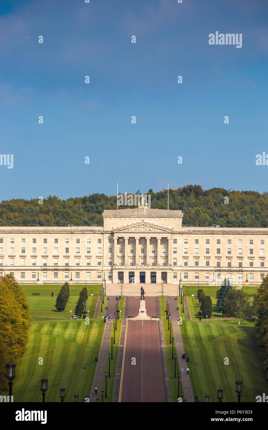 Royaume-uni, Irlande du Nord, Belfast, Stormont accueil à l'Assemblée d'Irlande du Nord Banque D'Images