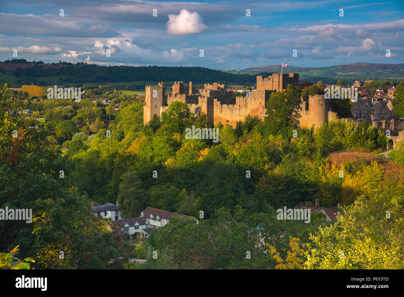 Royaume-uni, Angleterre, Shropshire, Ludlow, Ludlow Castle Banque D'Images