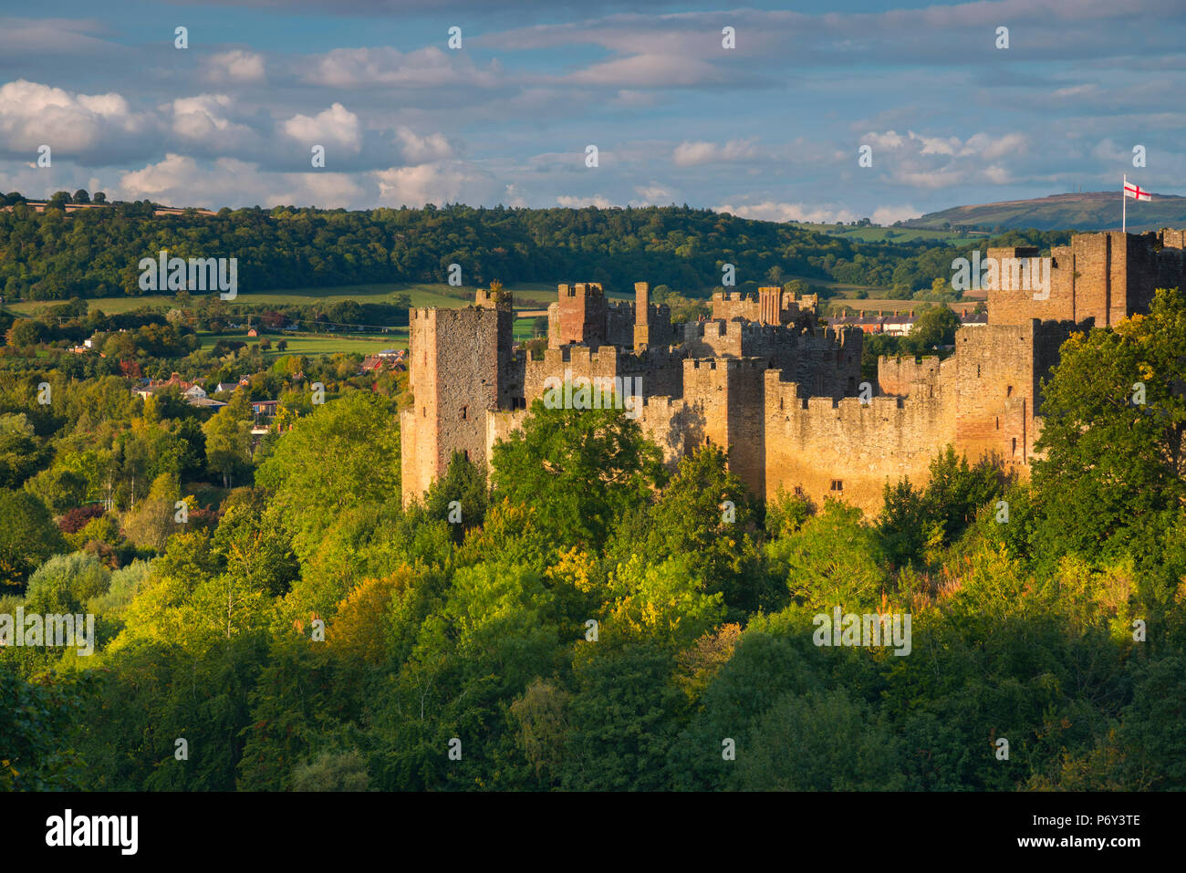 Royaume-uni, Angleterre, Shropshire, Ludlow, Ludlow Castle Banque D'Images