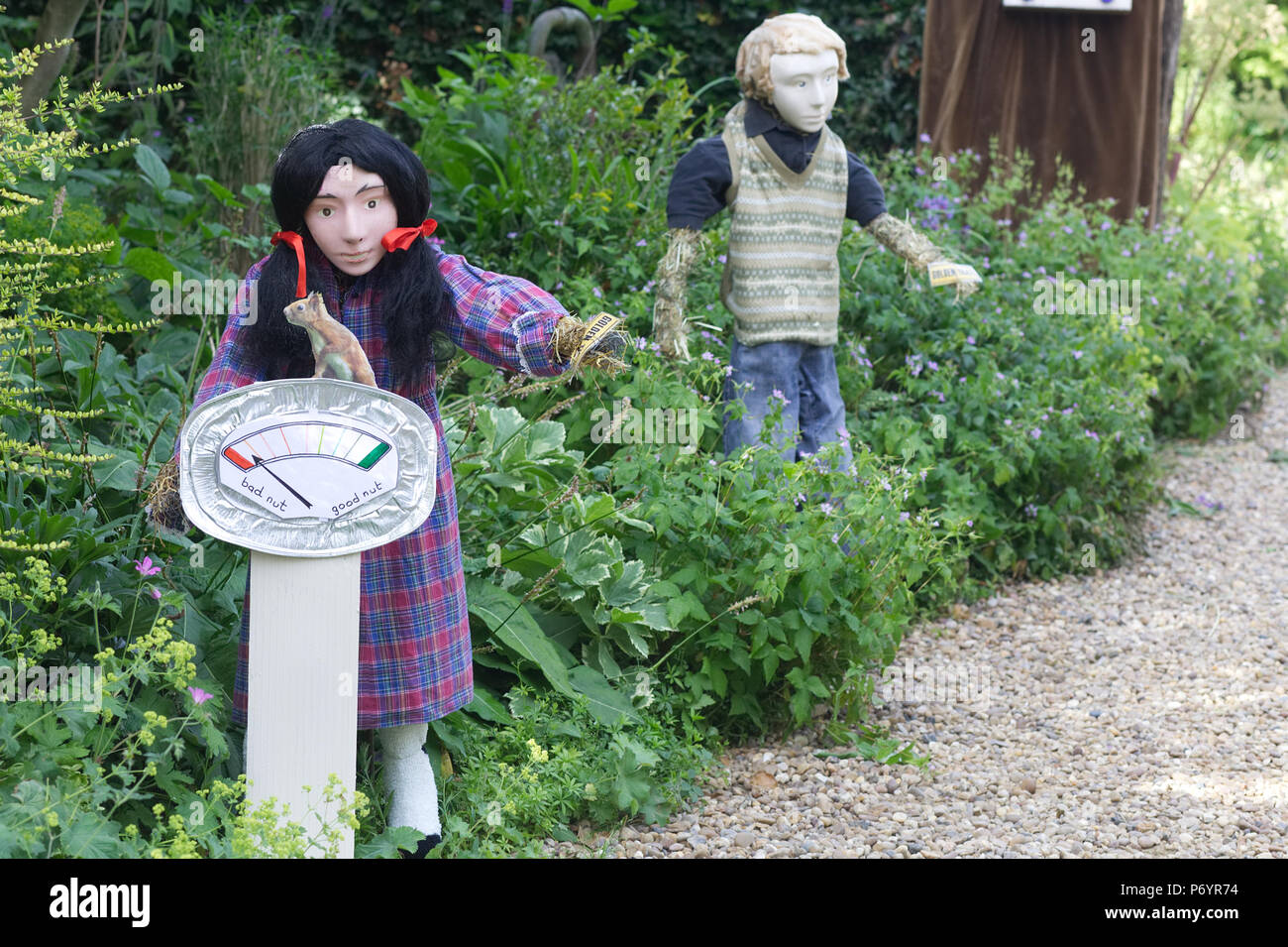 Sel et Charlie de Verruca le film Charlie et la chocolaterie scarecrow Banque D'Images