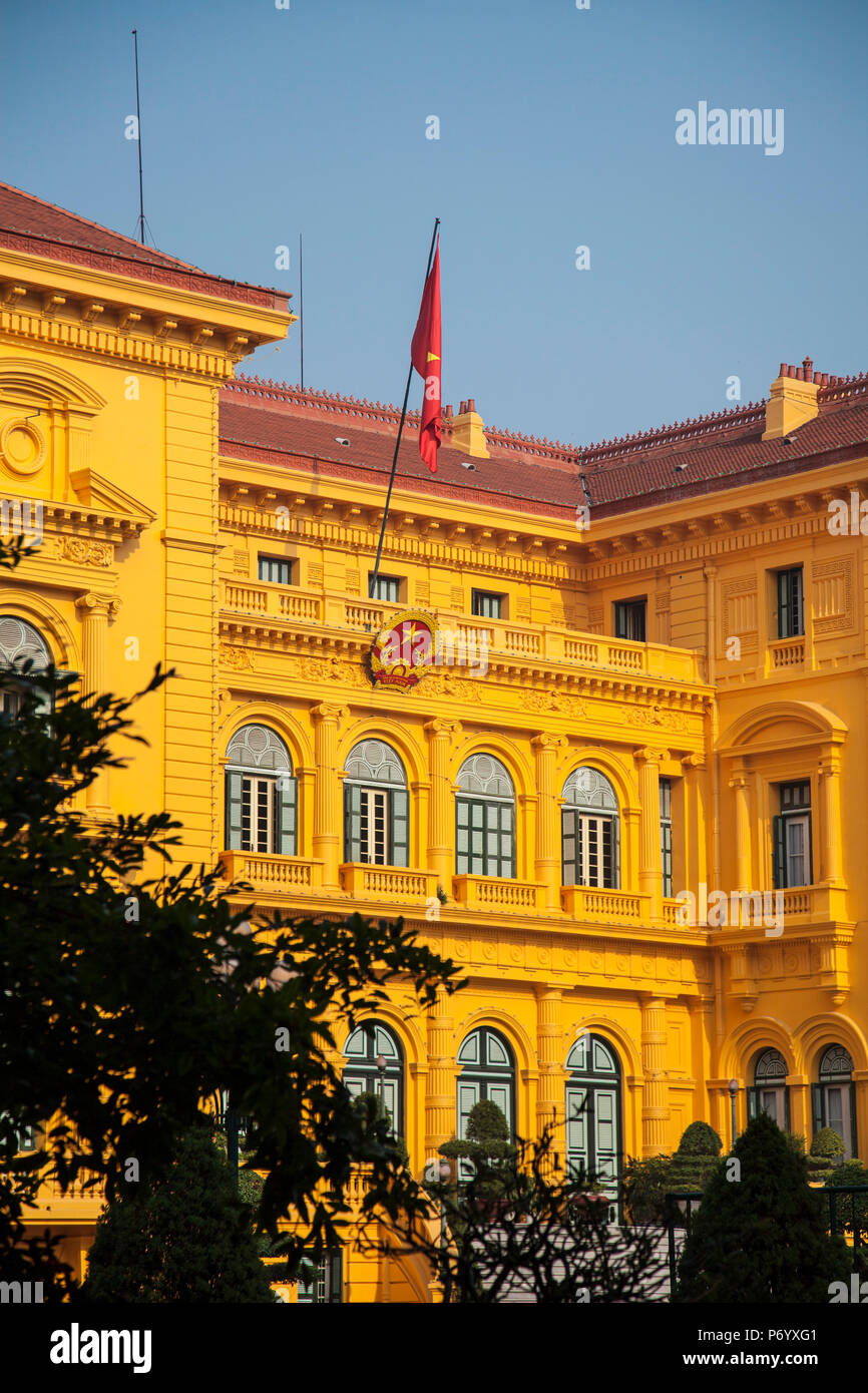 Palais présidentiel, Hanoi, Vietnam Banque D'Images