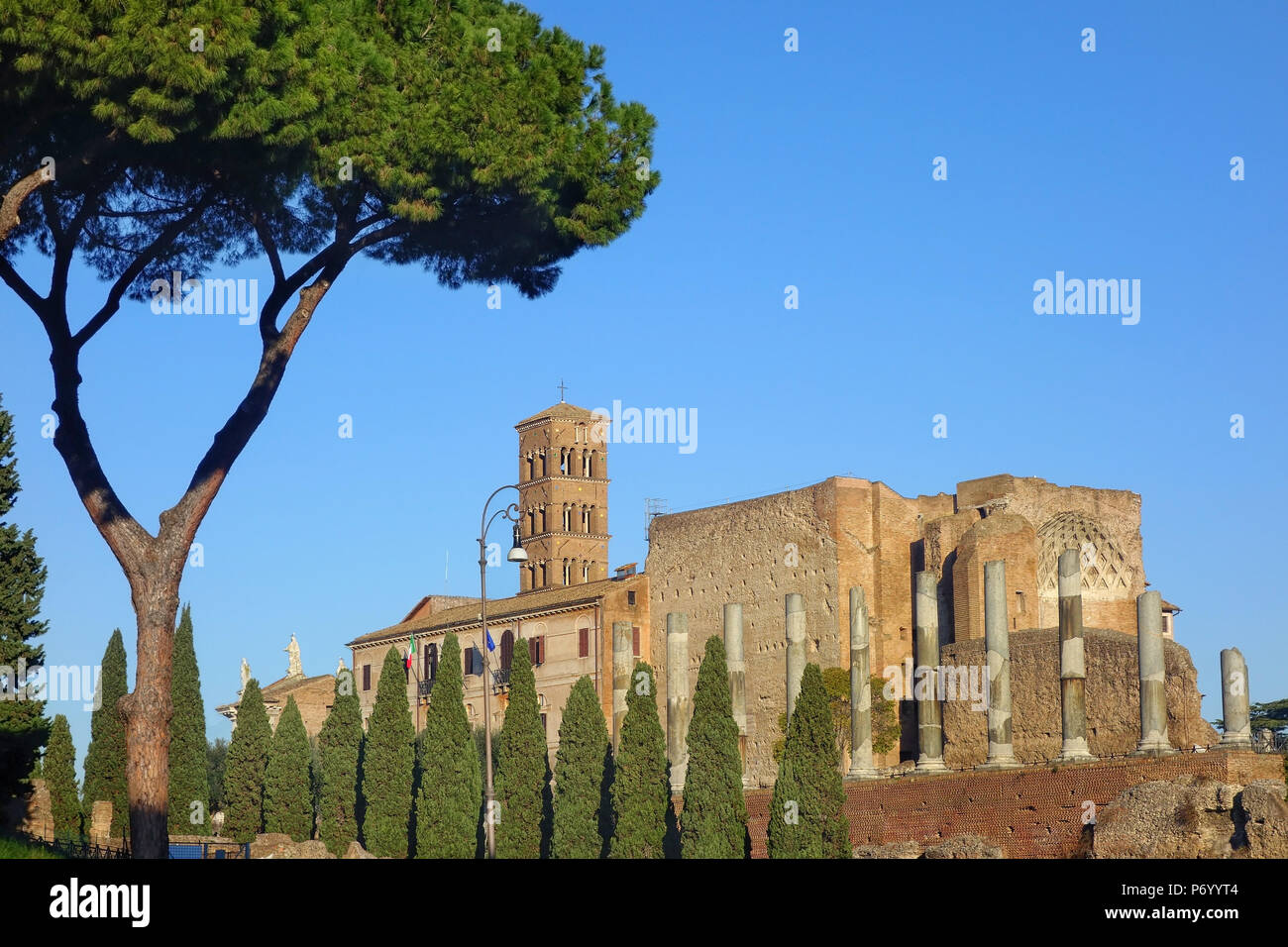 Basilique Santa Francesca Romana Banque D'Images