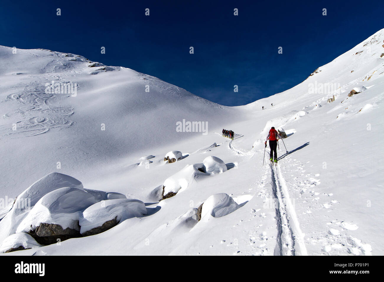 Le Frioul Carnia Ski Alp Mont Lodin (Paularo) Banque D'Images