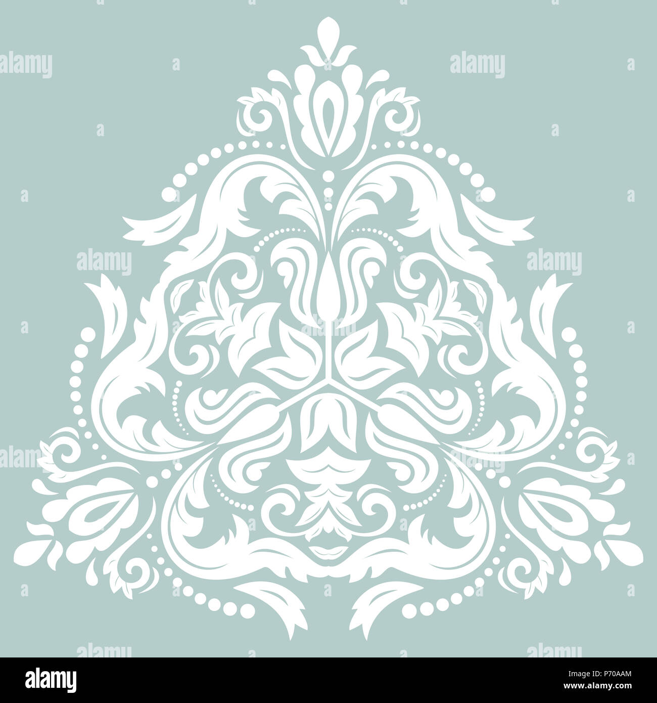 Abstract Pattern Oriental Banque D'Images