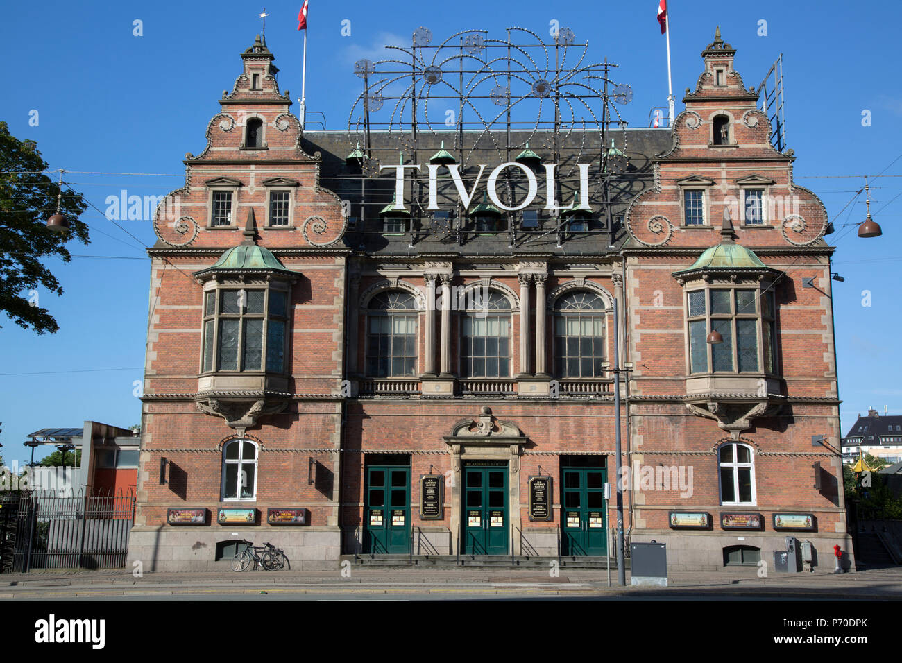 Immeuble Rue Tivoli, Andersen, Danemark Copenhague ; Banque D'Images
