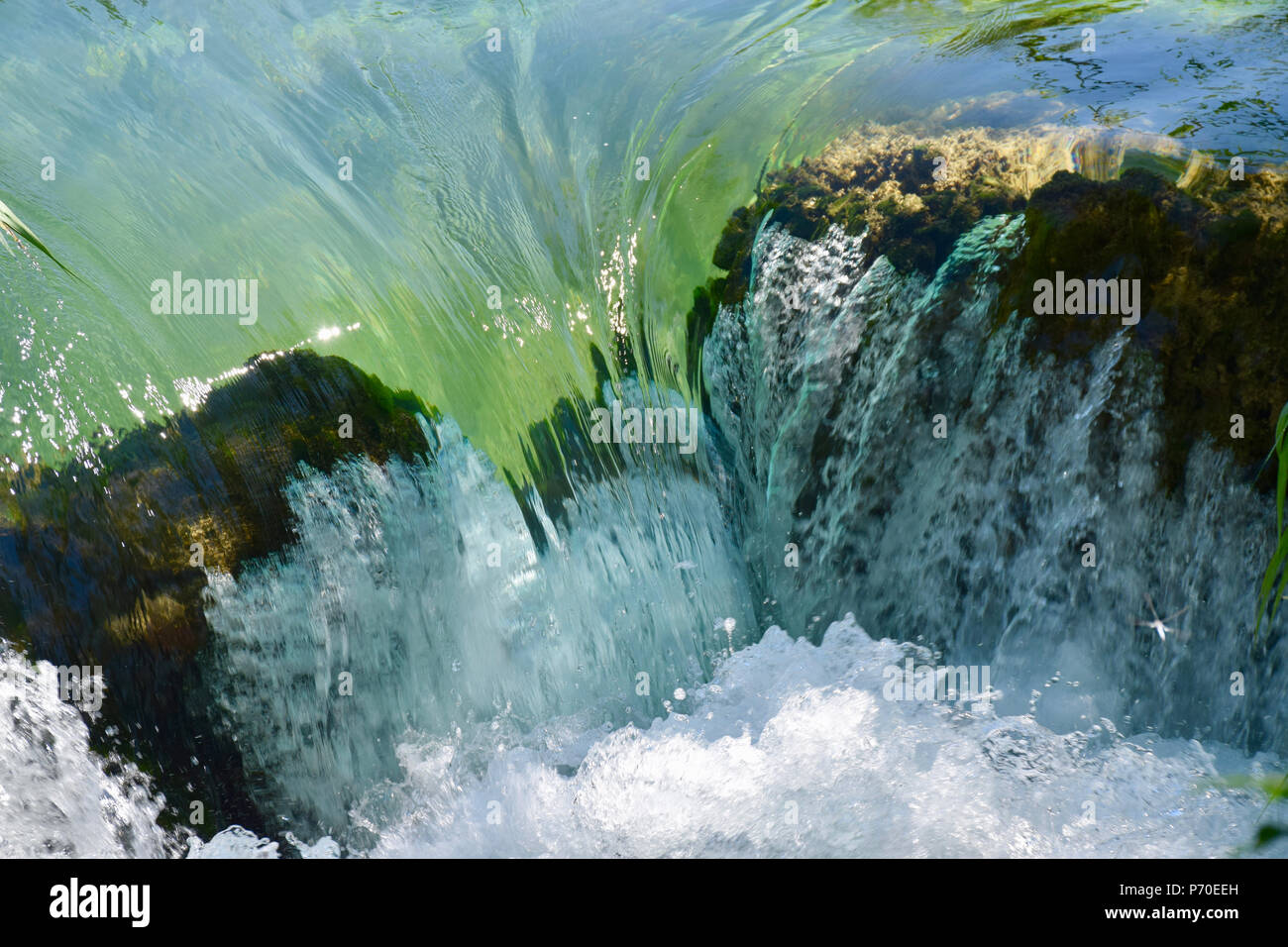 Le Parc National de Krka, Croatie Banque D'Images