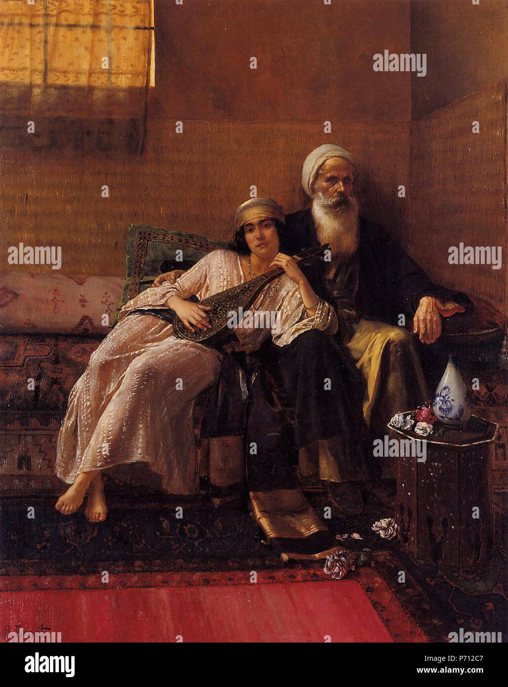 Le Musicien . Date inconnue 40 Ernst Rudolph Le Musicien Banque D'Images