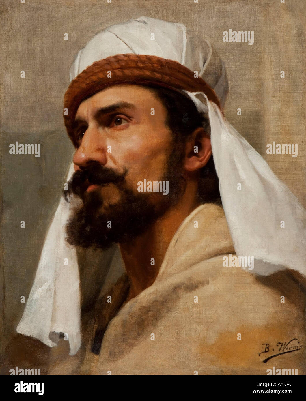 230 Bertha Worms - Retrato de Beduíno, s.d. Banque D'Images