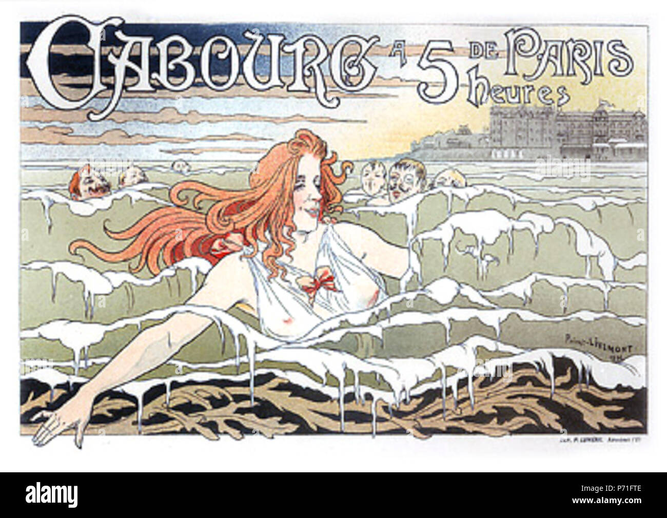 . Casino de Cabourg 1897 182 Privat-Livemont-casino de Cabourg-1897 Banque D'Images
