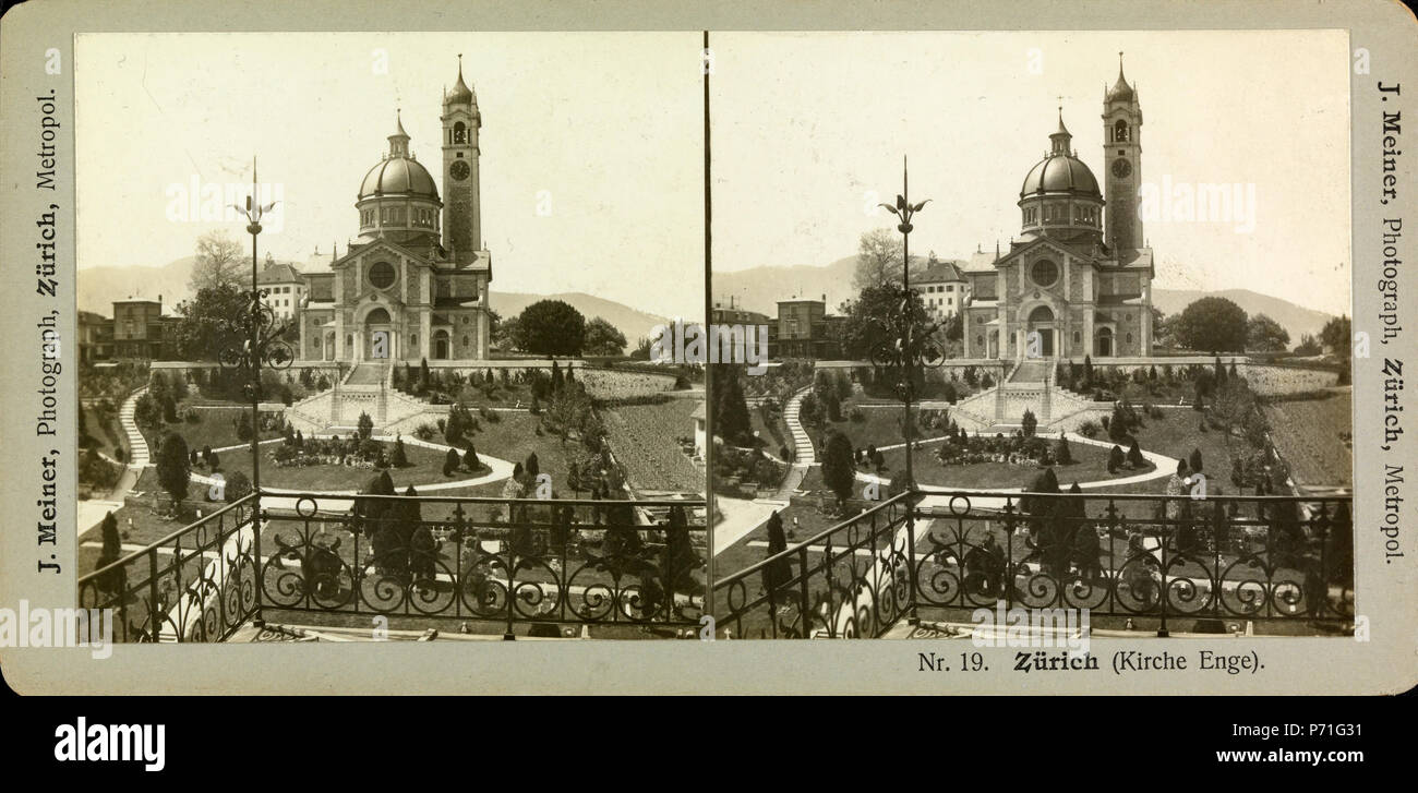 3 Kirche Enge - ETH BIB et 07247 (Johannes Meiner) Banque D'Images