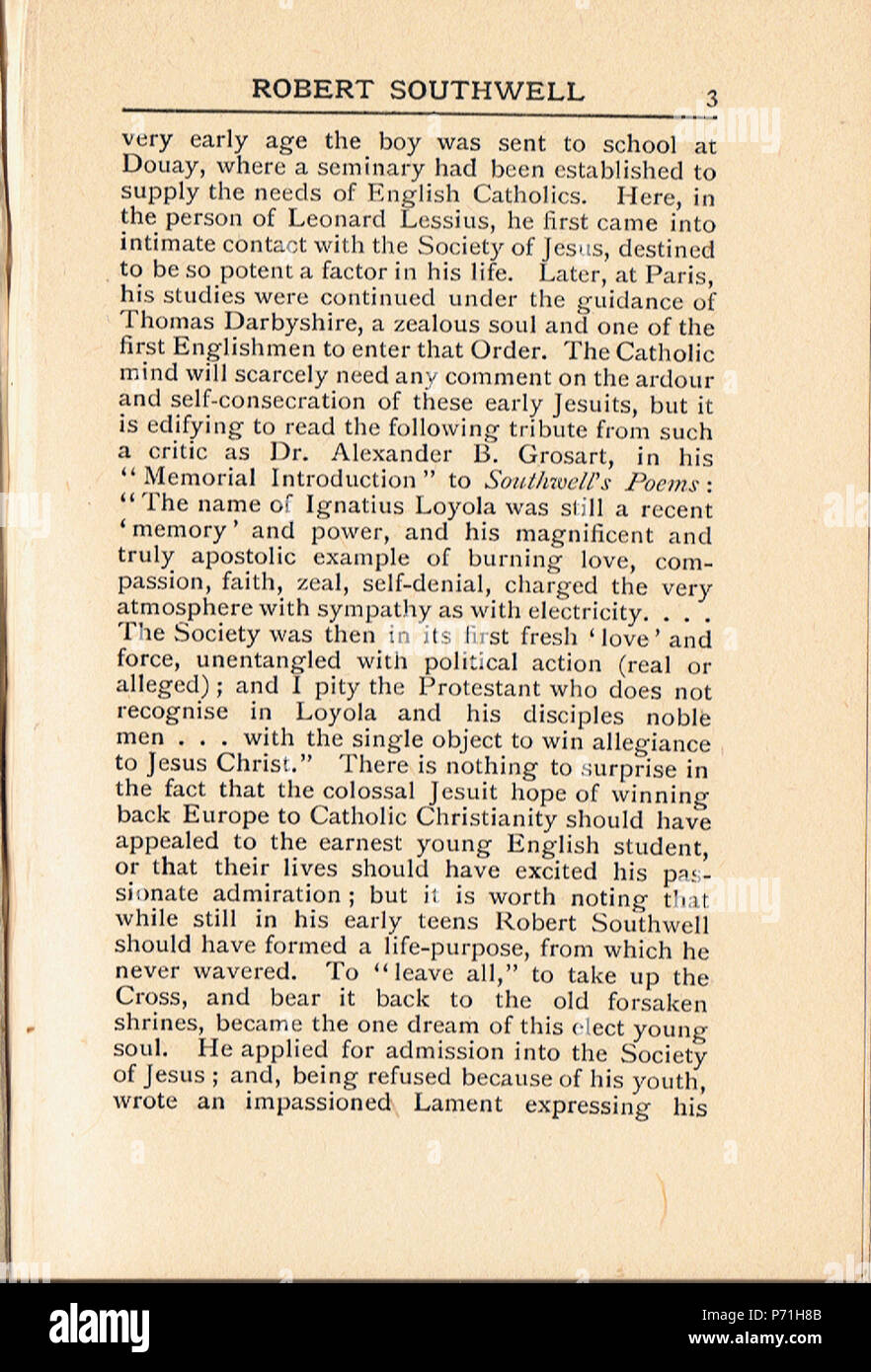 . Le Chantry du poète.. Anglais : une analyse de l'œuvre de Katherine Brégy 'le poète's Chantry' . N/A 4 Le Chantry du poète pg 003 Banque D'Images