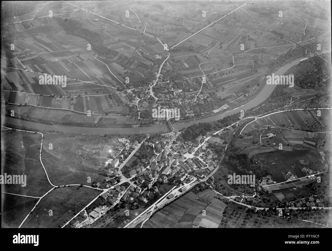 43 ETH-bib-Zürich, Freienbach aus 500 m-Inlandflüge-LBS MH01-004204 Banque D'Images
