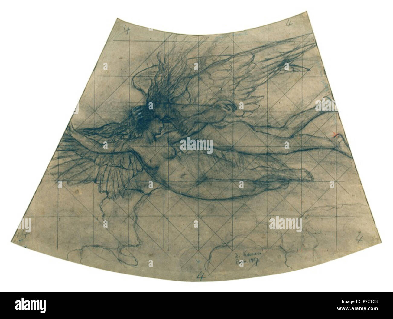 14 Eliseu Visconti - Dança das Horas (3) Banque D'Images