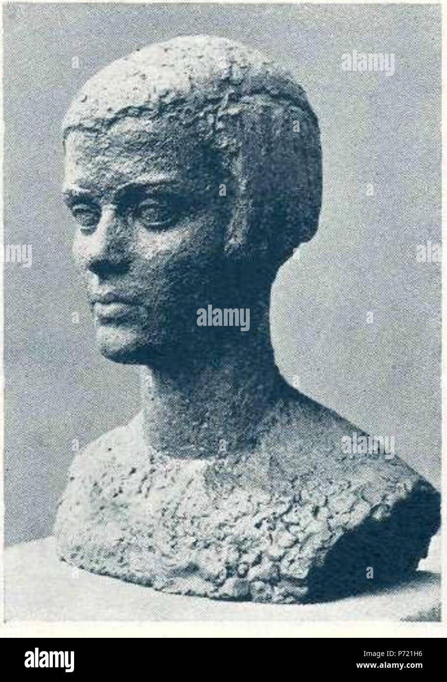 Slovenšina : Glava v glini. 193514 Elsa Oeltjen-Kasimir - Glava v glini (2) Banque D'Images