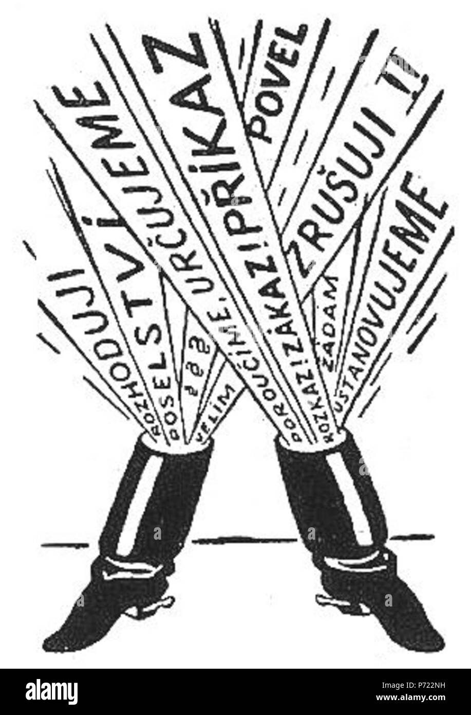 24 Josef Čapek - Diktátorské boty 14 Banque D'Images