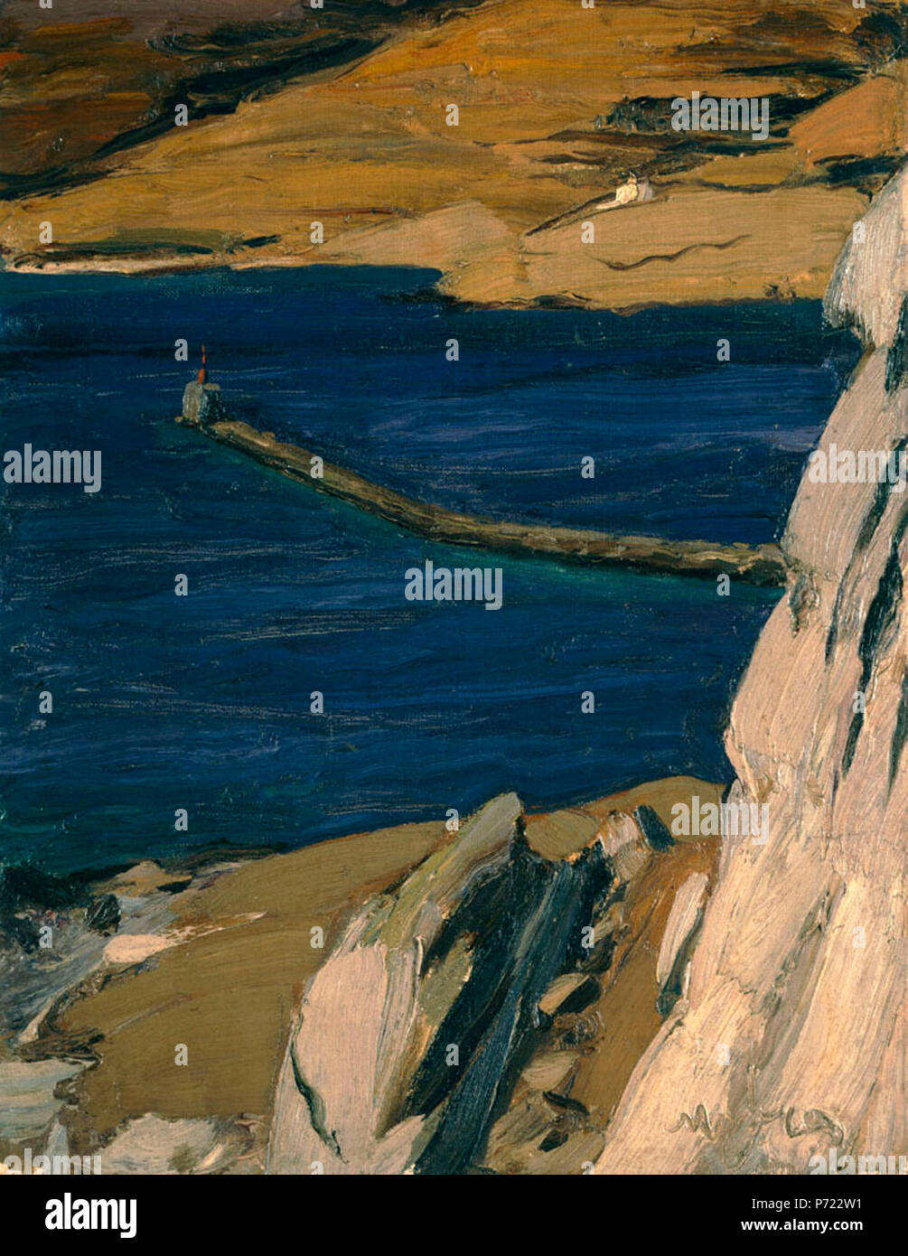 Anglais : Phare : . Entre 1925 et 1927 160 Nikolaos Lytras Faros Banque D'Images