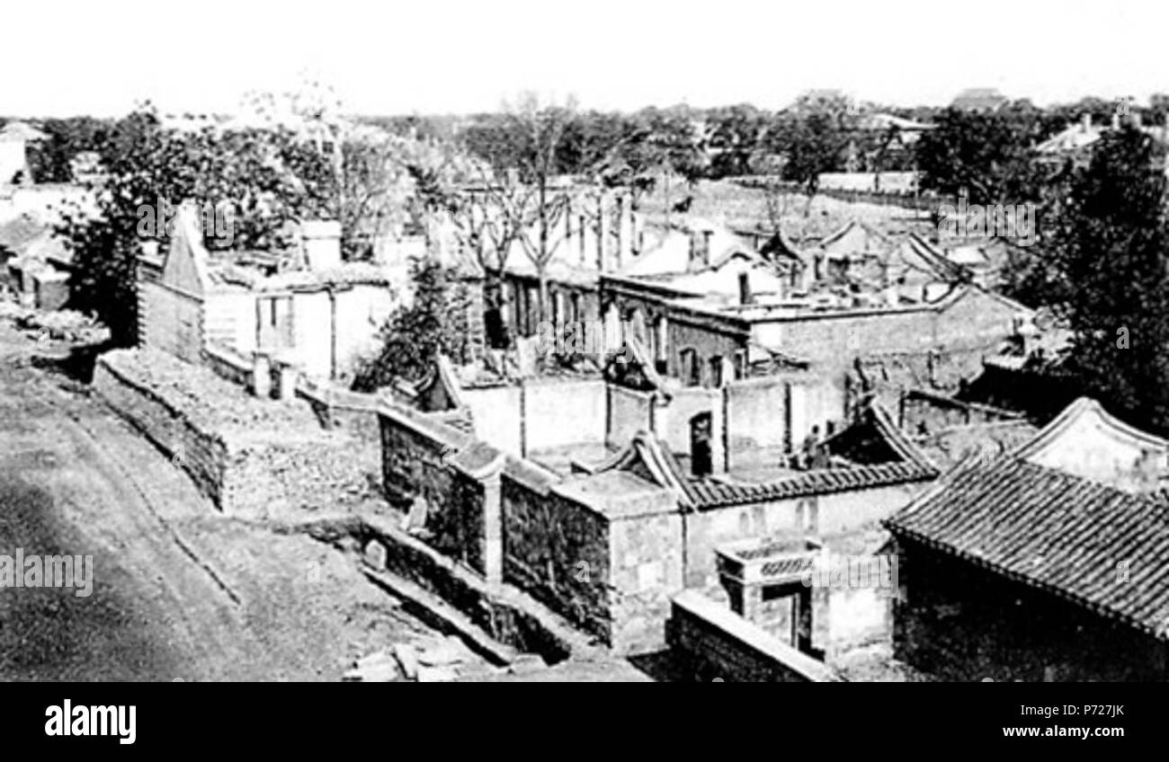 235 Canal vom Östlich vor der deutschen Gesandtschaft Banque D'Images