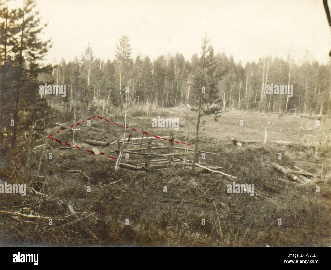 Открытой шахты Вид : Русский English : Vue de la mine à ciel ouvert . 1919 185 069 Photo - Vue de la mine à ciel ouvert Banque D'Images