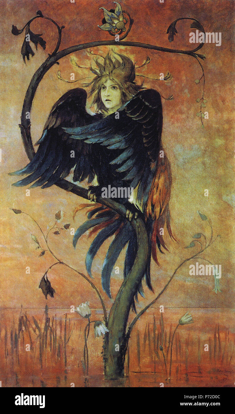 . Anglais : Gamaun, l'oiseau prophétique .  : . . ", ", 1897 . . . . . . 1897 Gamaun 125 Banque D'Images