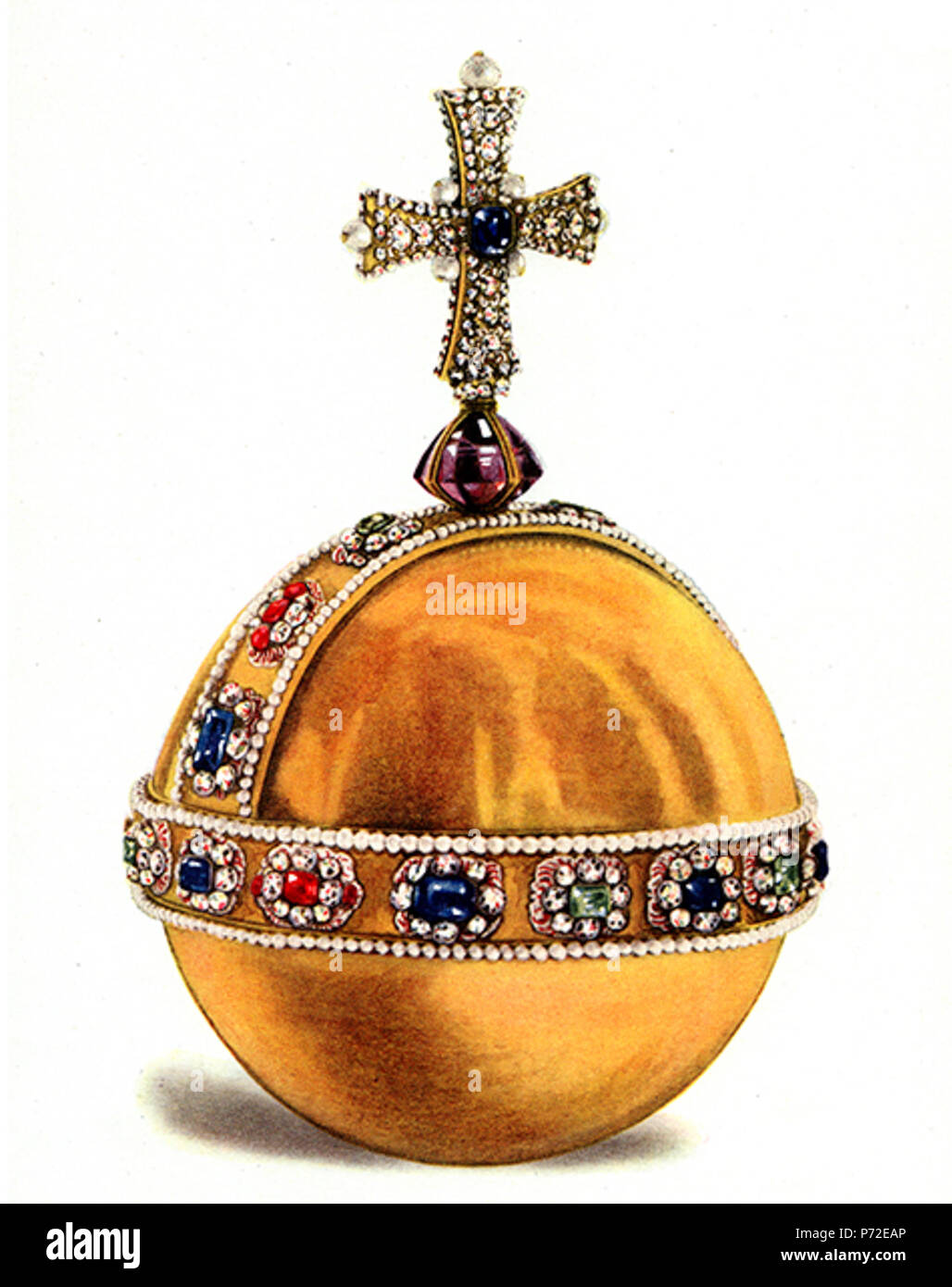 Anglais : Une illustration de l'Orb du souverain. circa 1897 14 Orb du souverain Banque D'Images
