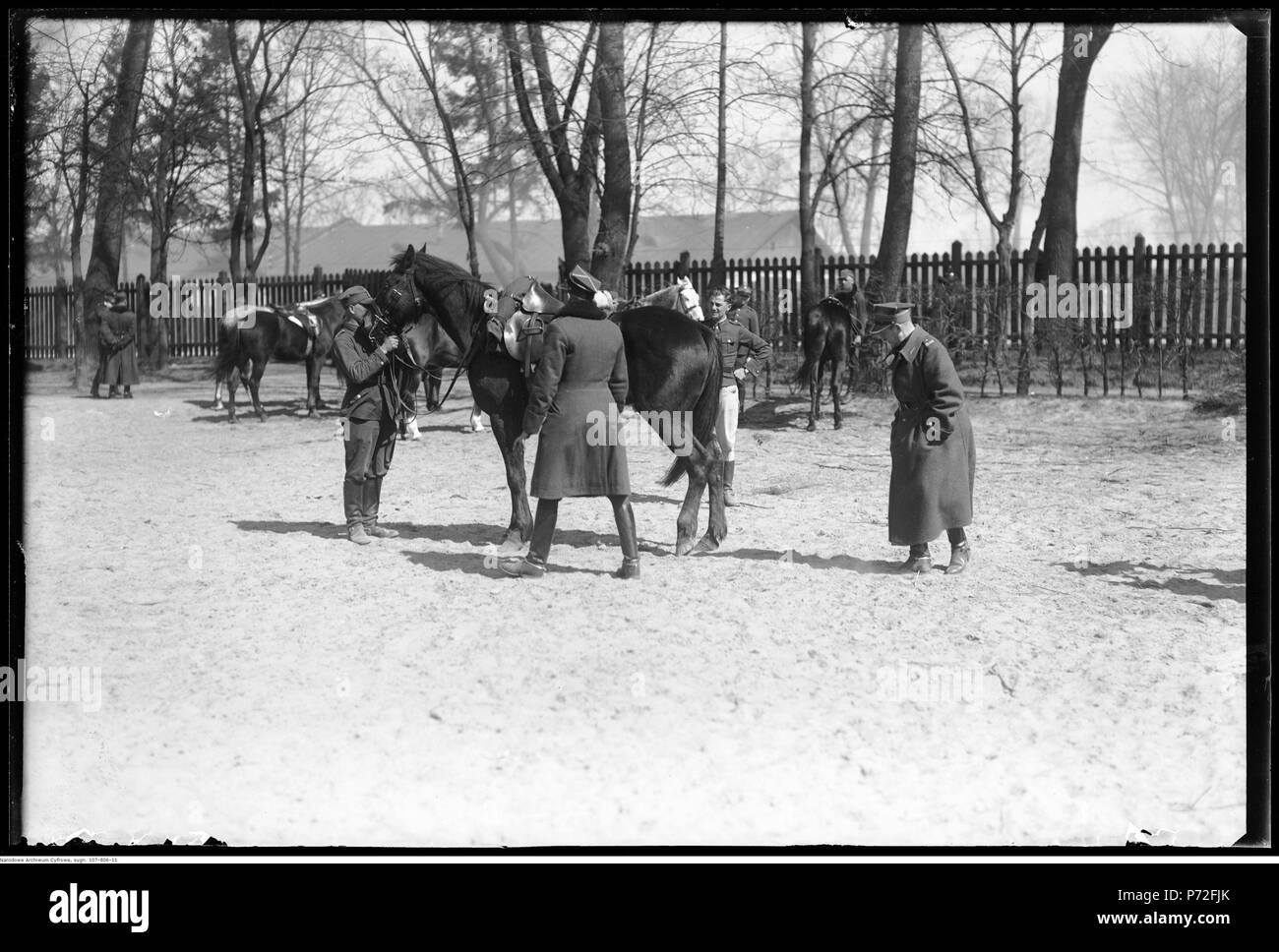 57 Witczak-WitaczyNarcyz ński - Bieg patroli w 1 Pułku Krzyzowa Konnych (107-806-11) Banque D'Images