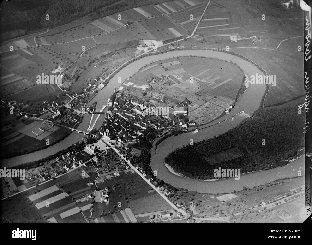 50 ETH-bib-Bremgarten aus 1500 m-Inlandflüge-LBS MH01-000112 Banque D'Images