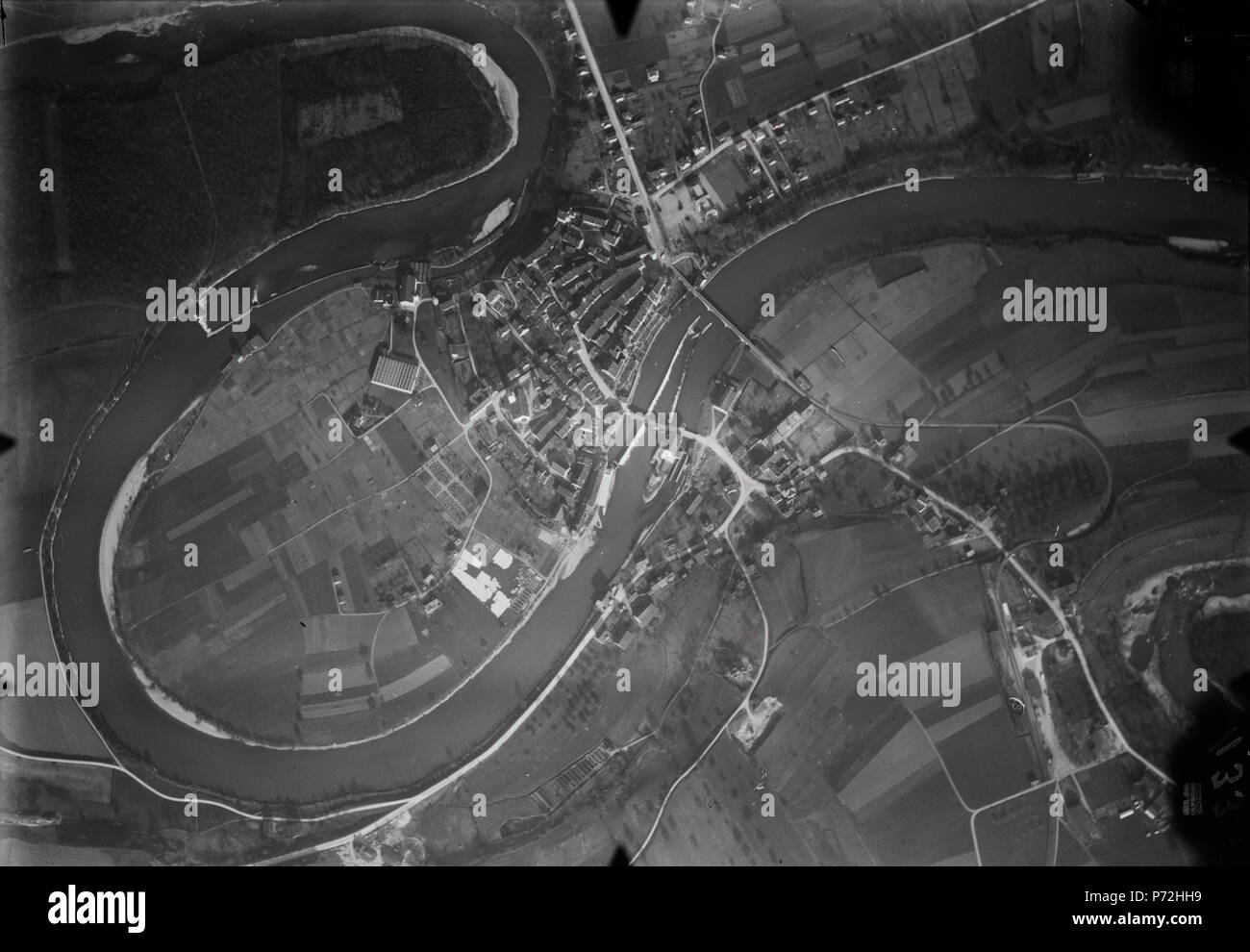 50 ETH-bib-Bremgarten aus 2500 m-Inlandflüge-LBS MH01-000433 Banque D'Images