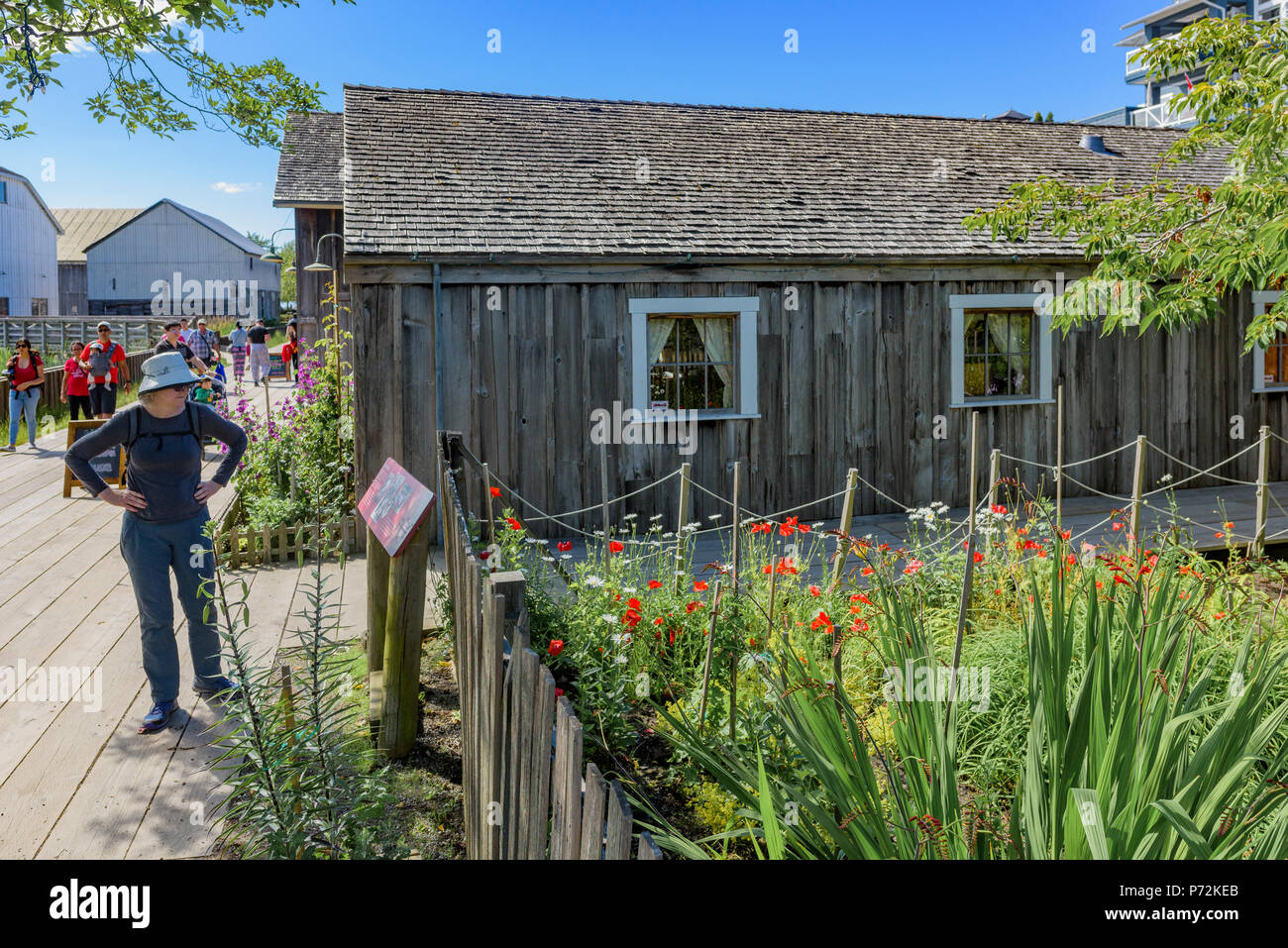 Murakami House, village de Steveston, Richmond, British Columbia, Canada. Banque D'Images