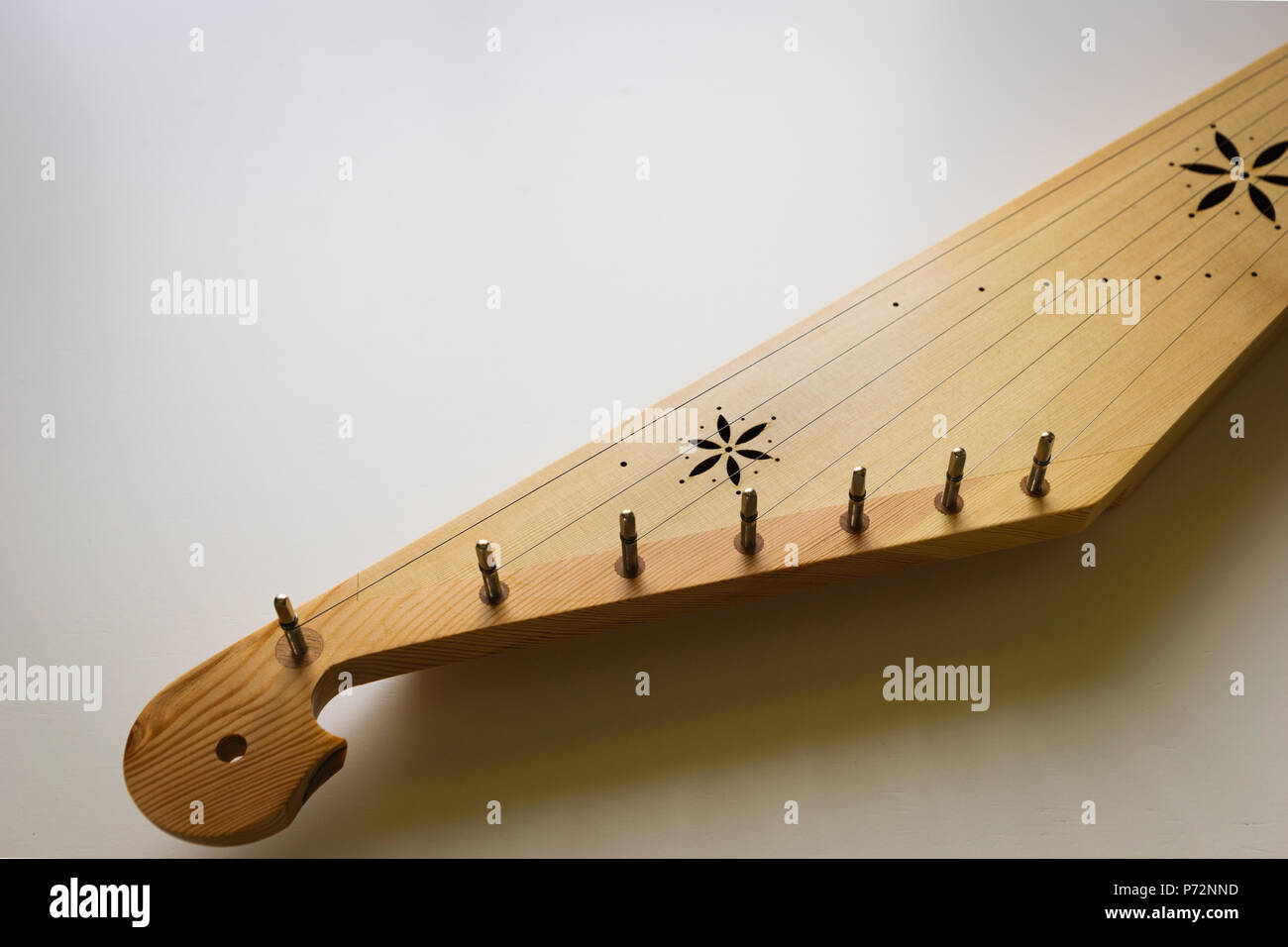 Kannel, harpe instrument de musique traditionnelle estonienne pour la musique folklorique en Estonie, en Finlande. Banque D'Images