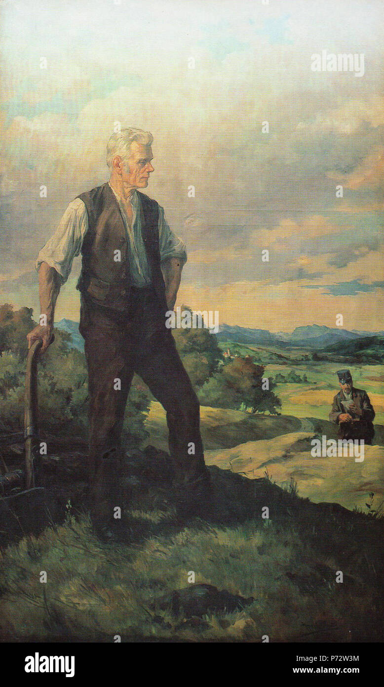 . L'appelant . Deutsch : Bild 'Die' (Berufung Jodok Fink) von 1920 . 13 janvier 2018, 16:27:28 Hans Bertle 10 DieBerufung Banque D'Images