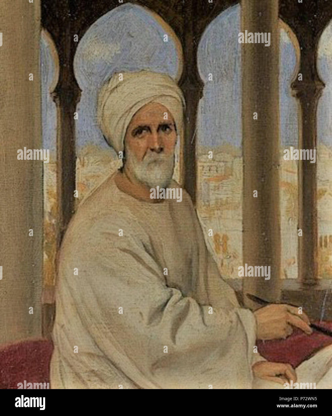Anglais : Albucasis (Al-Zahwari) cloqué un patient dans l'hôpital de Cordova, 1100 AD. Date inconnue 8-croped Gonzalez Banque D'Images